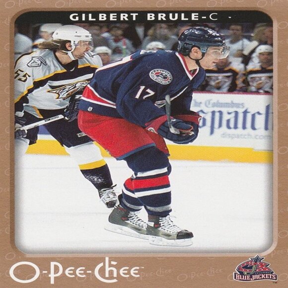 Gilbert Brule - Columbus Blue Jackets NHL Hockey Card Collection - Picture 2 of 3